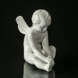 Engel/Cupid Figur, weiß, Dahl Jensen