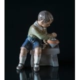 Boy with spinning top Dahl Jensen Figurine No. 1205