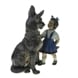 Girl with dog Dahl Jensen figurine