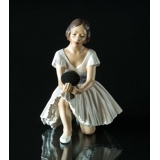 Ballerina with mirror figurine Dahl Jensen