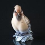 Bird figurine, silk tail, Dahl Jensen