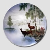 Villeroy & Boch, Plate no. 3148-1 Ø30cm Red Deer