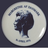 Margrethe af Danmark 16. april 1975, Rosenthal