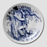 Hans Christian Andersen plate The Tinderbox, Corell