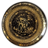 Vinter Wiinblad sort med guld Nymølle, diameter 22 cm