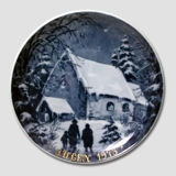 1973 Christmas plate, Hutschenreuther