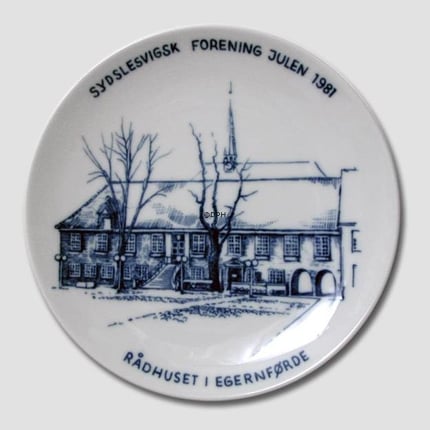 1981 Christmas plate, The South Schleswig Ass