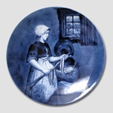 Plate with Fisherman's Wife, Delft
