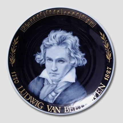 Plate of Composers' "Ludvig Von Beethoven", Bavaria