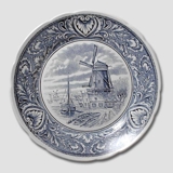 Plate with Mill, Delft