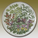 Franklin Porcelain, Wedgwood, Plate with Flowers of the year coll. February