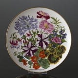 Franklin Porcelain, Wedgwood, Blomster platte serie, August