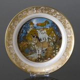 Franklin Porcelæn, Platte eller Tallerken i serien Grimms Eventyr - 3