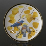Franklin Porcelain Wedgwood, 1977, Verdens Sangfugle, Western Bluebird