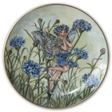Villeroy & Boch platte, nr. 2. platte i 2. serie af Flower Fairies Collection - Kornblomst feen
