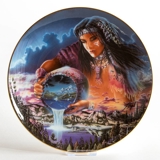 Royal Doulton plate with nativ American motif: The Waters of Life