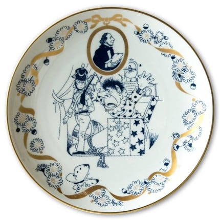 Hans Christian Andersen plate - The Steadfast Tin Soldier, Lise Porcelæn