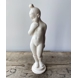 Svend Lindhart hvid glaseret keramikfigur nr. 40, pige fra Grønland, "TUT"
