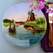 Platte med Hollandsk kanal 23cm, Villeroy & Boch nr. 2496