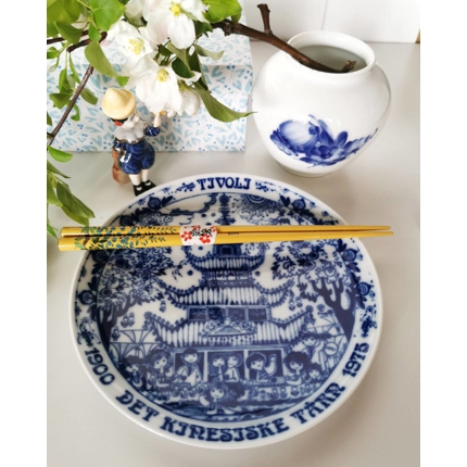 Tivoli Teller mit motiv von "Der Chinesische Turm"