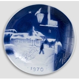 Hans Christian Andersen's House in Odense - 1970 Desiree Christmas plate