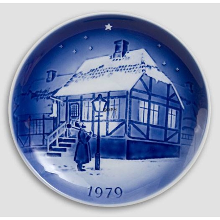 The Old Street Lamp - 1979 Desiree Hans Christian Andersen Christmas plate
