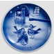 The Story of the Year - 1983 Desiree Hans Christian Andersen Christmas plate, cake plate