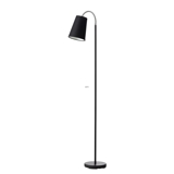 Solo Floor Lamp Black with black lamp shade, Nielsen Light