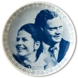 Elgporslin plate, engagement between King Carl Gustaf and Silvia