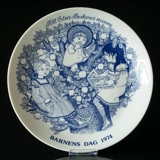 1974 Elgporslin Children's Day plate, Else Beskows