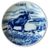 1979 Elg porslin plate Wilderness Series, Moose