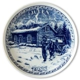 1988 Elgporslin Christmas plate, Smaaland