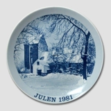 1981 Christmas plate Familie Journalen, Scan Lekven Design