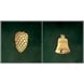 Pine cone and Bell - Georg Jensen candleholder set