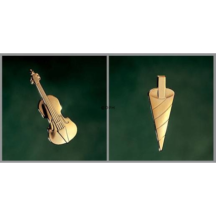 Violin and Cornet - Georg Jensen candleholder set
