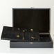 Schwarz Aufbewahrungsbox für Georg Jensen 20 Stück von Kerzenhaltern