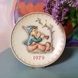 Hummel Annual plate 1979 with boy playing flute for a bird