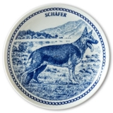 Hansa dog plate no. 5, German Shepherd