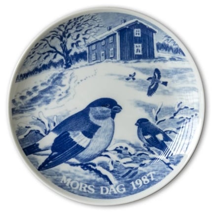 1987 Hansa Mother's Day plate, bird
