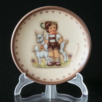Hummel Annual plaquette 1988 Little Goat Herder, Miniature Plate