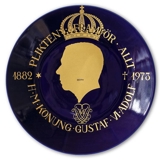 Hackefors king series, plate no. 2, Gustaf VI Adolf