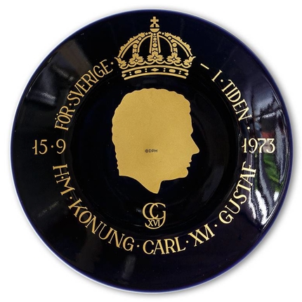 Hackefors king series, plate no. 3, Carl XVI Gustaf
