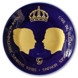 Hackefors king series, plate no. 6, Royal Wedding, Carl XVI Gustaf and Silvia