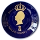 Hackefors king series, plate no. 10, King Oscar I