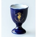 Oscar I Hackefors Cobalt Blue King Egg Cup