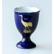 1977 Hackefors Cobalt Blue Egg Cup Crane