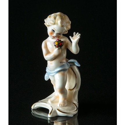 Goebel Hummel Monthly Figurine March girl with flowers