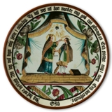 1978 Höganäs plate with biblical motif
