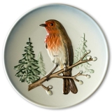 Hummel Goebel Wildlife plate with bird, Robin