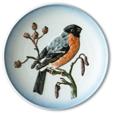 Hummel Goebel Wildlife plate with bird, Bullfinch